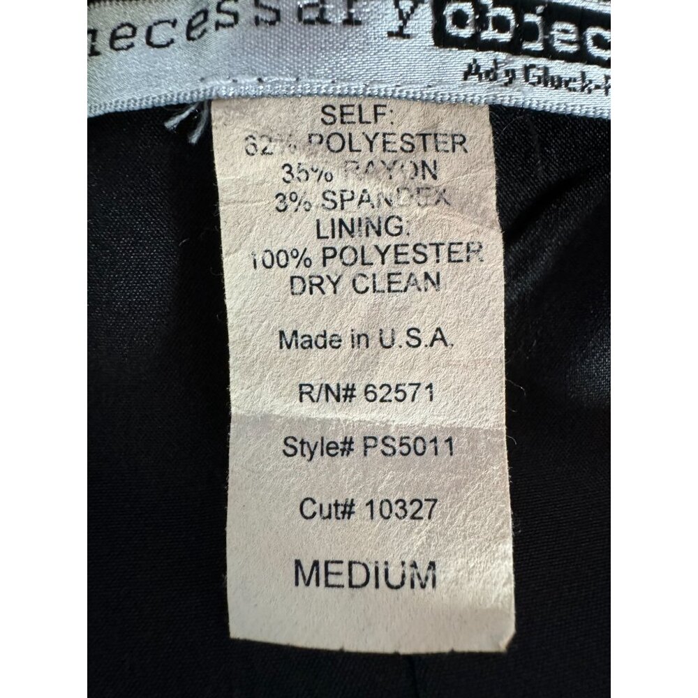 Necessary Objects Womens Medium Black Sleeveless … - image 5